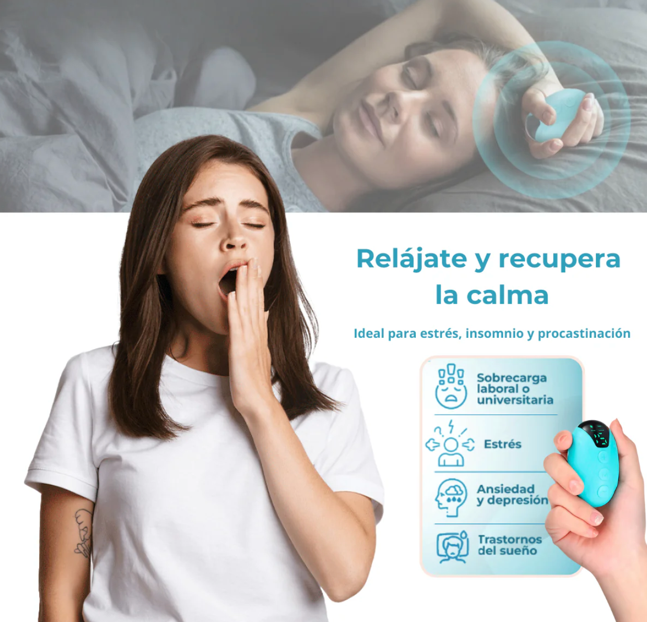 CalmPulse® Relájate y recupera tu bienestar.