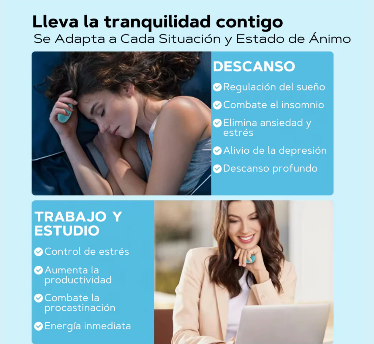 CalmPulse® Relájate y recupera tu bienestar.