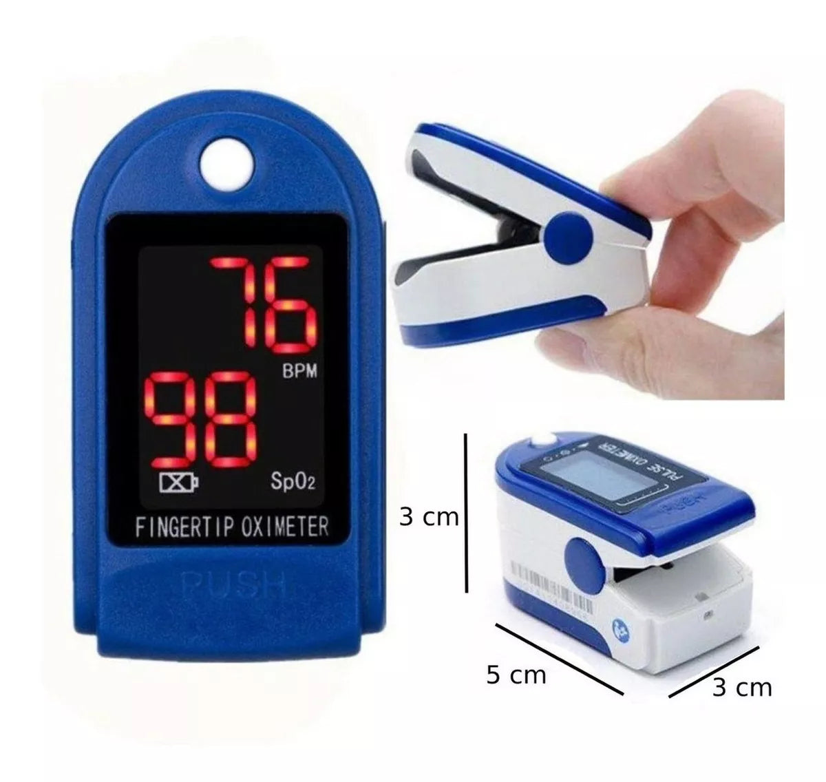 OxiTrust Monitor® 2X1 en Oxímetro de saturación de oxigeno!