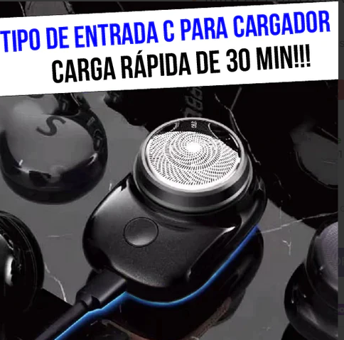Mini Afeitadora Professional de Carga Rapida