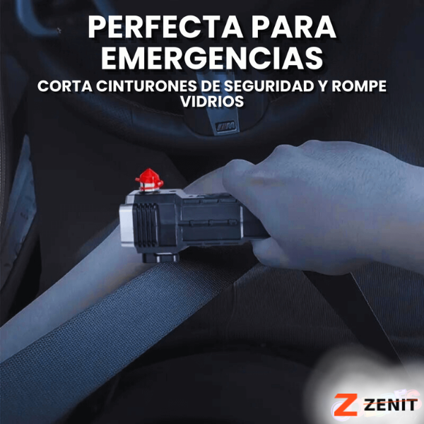 🔦 Linterna Táctica Multiuso 4 en 1 - Recargable y de Emergencia 🚨