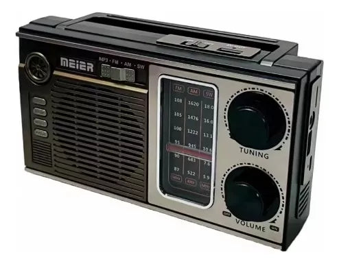 Radio Solar Multifuncional con Linterna (Carga Celulares + Bluetooth)