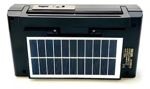 Radio Solar Multifuncional con Linterna (Carga Celulares + Bluetooth)
